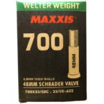 Velosipēda kamera Maxxis 700 x 33/50C; 28/29 x 1.30/2.00 Schrader 48 mm