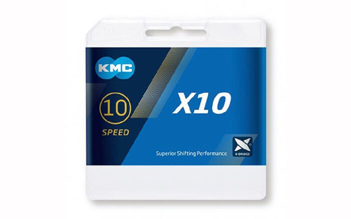 Ķēde KMC X10 Silver Black