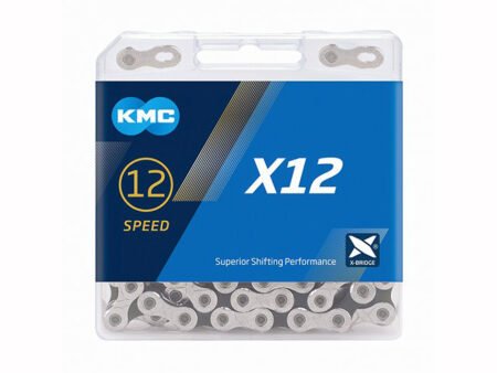 Ķēde KMC X12 Silver black