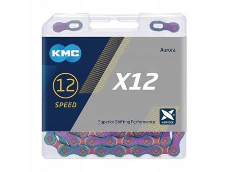 Ķēde KMC X12 Aurora Blue