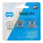 Ķēdes savienotājs KMC Snap-On Wide EPT Silver