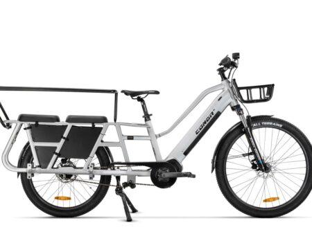 E-BIKES Velosipēds - BERNA 24" E-CARGO LONGTAIL GREY MD-460