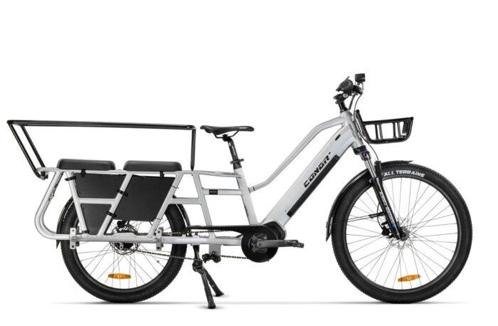 E-BIKES Велосипед - BERNA 24" E-CARGO LONGTAIL GREY MD-460