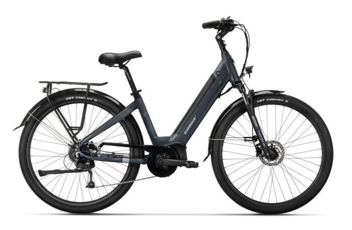 E-BIKES Велосипед - CONOR WYCK E-CITY SUSP. LADY 28" 9v AZUL MD-440