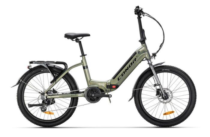 E-BIKES Velosipēds - MAUI E-FOLDING 24" 8s GREEN