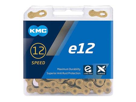 Ķēde - KMC e12 Ti-N Gold E-Bike