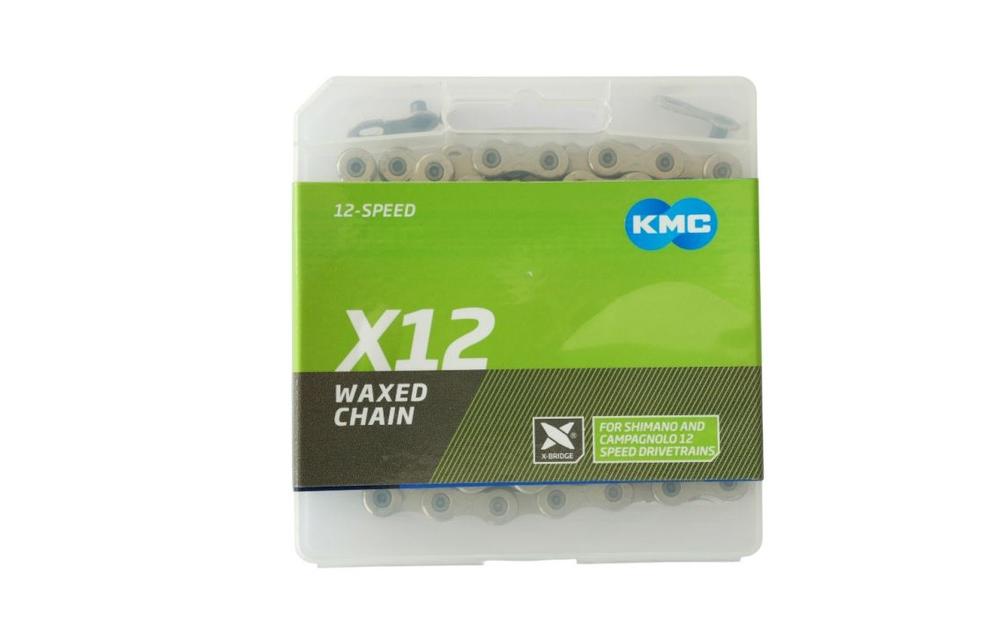 Ķēde - KMC X12 Silver Waxed Ķēde - KMC X12 Silver Waxed
